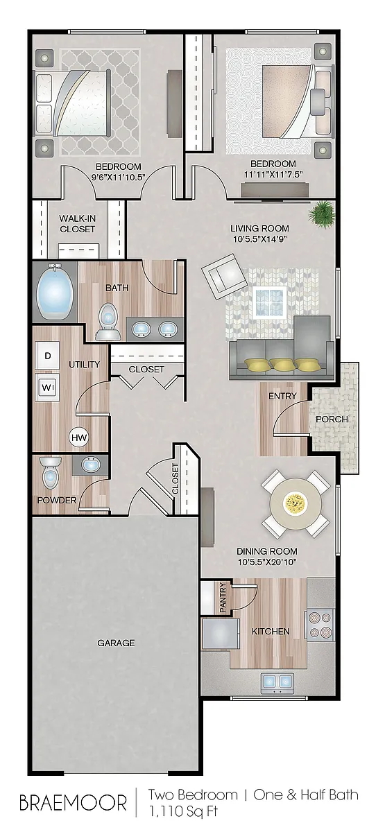 Floor plan Braemoor