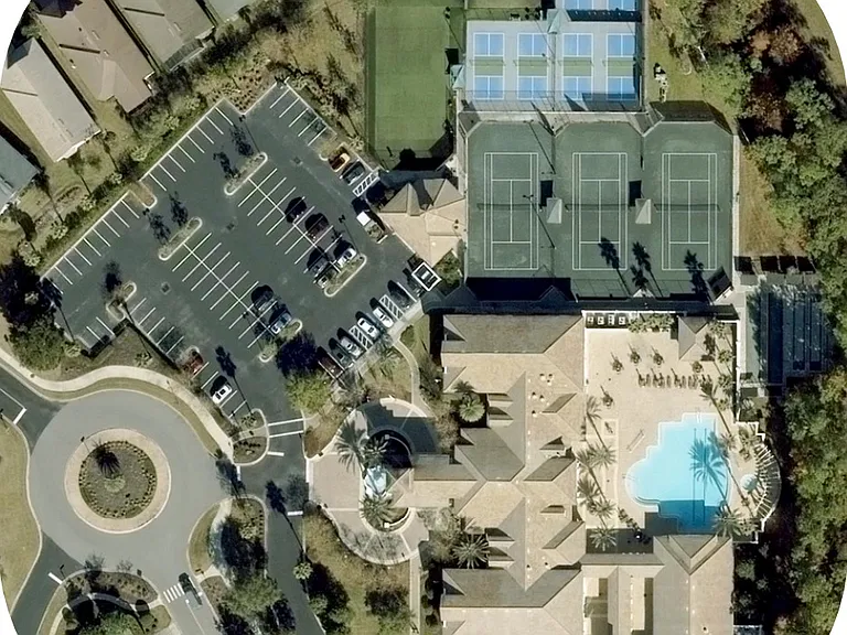 Aerial View of Amenity Center