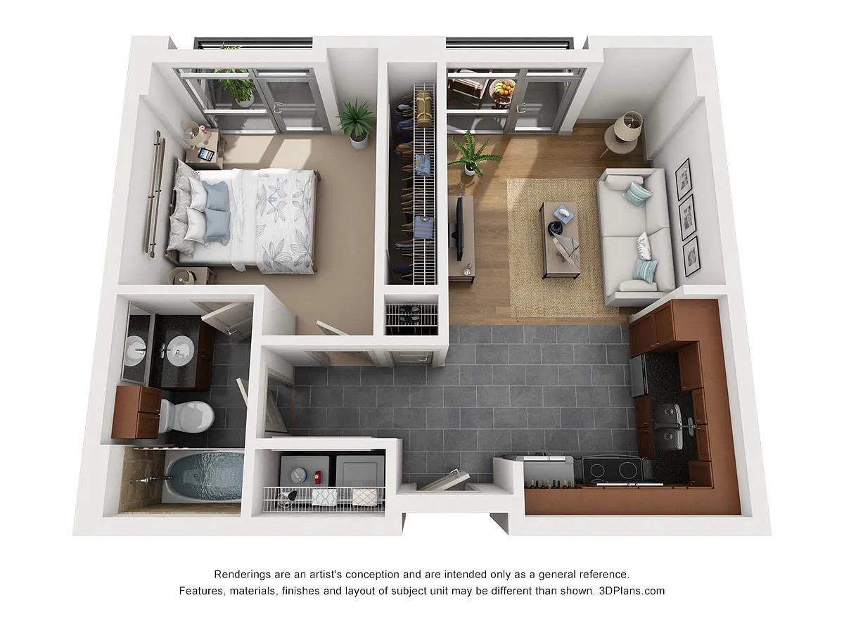 Floor plan A1D
