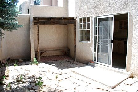 Back patio sitting area