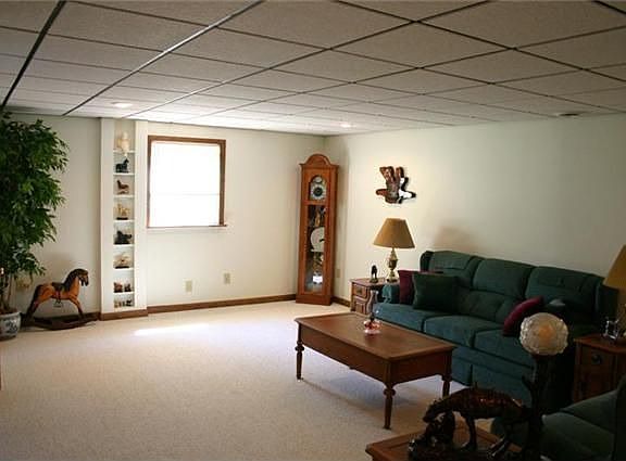 Basement level rec room offers terrific space for just about anything!