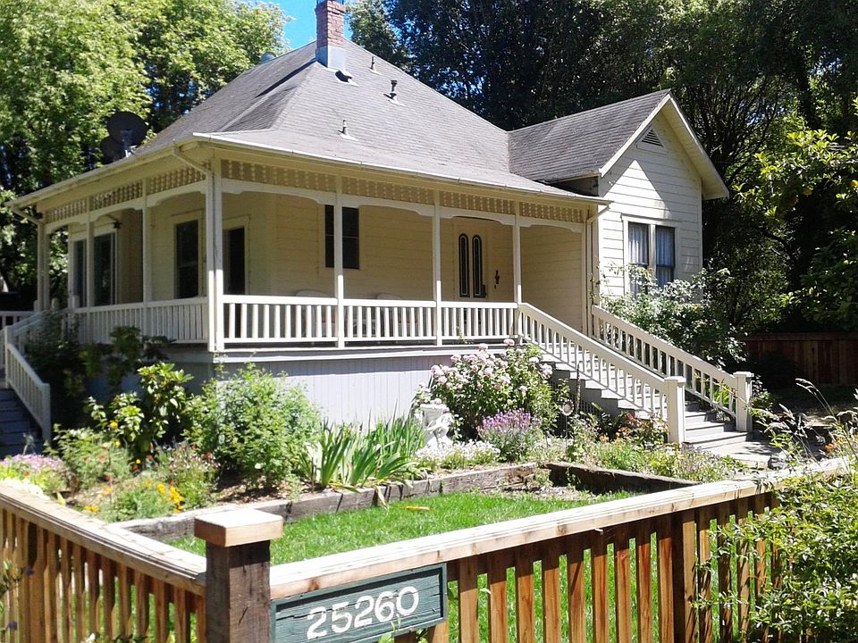 River front home on quiet street one block to town