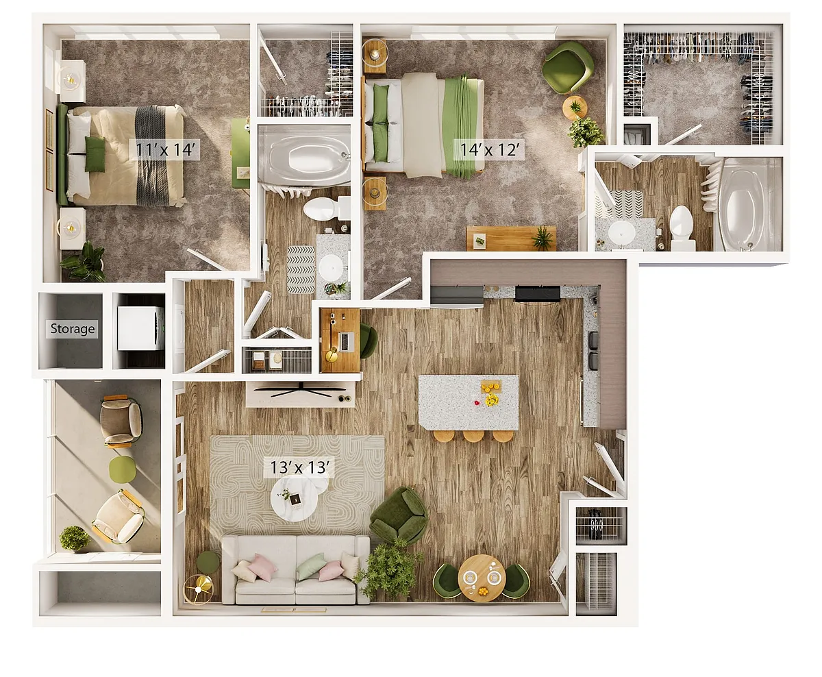 Floor plan B2B