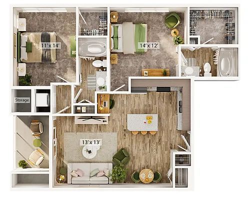 Floor plan B2B