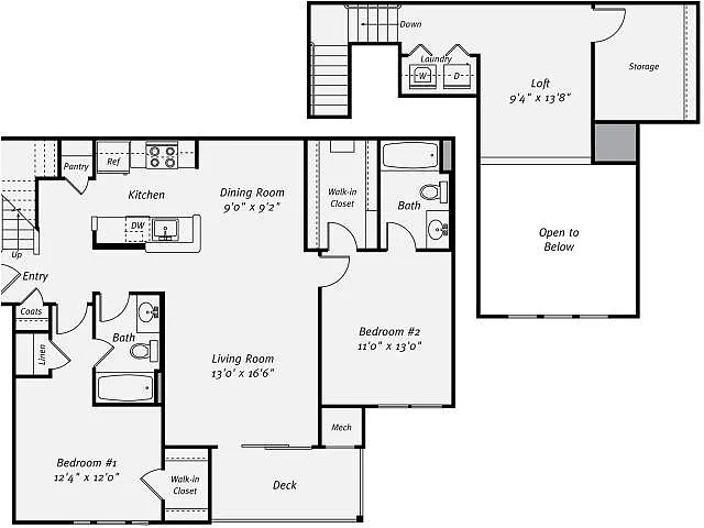 Floor plan B6