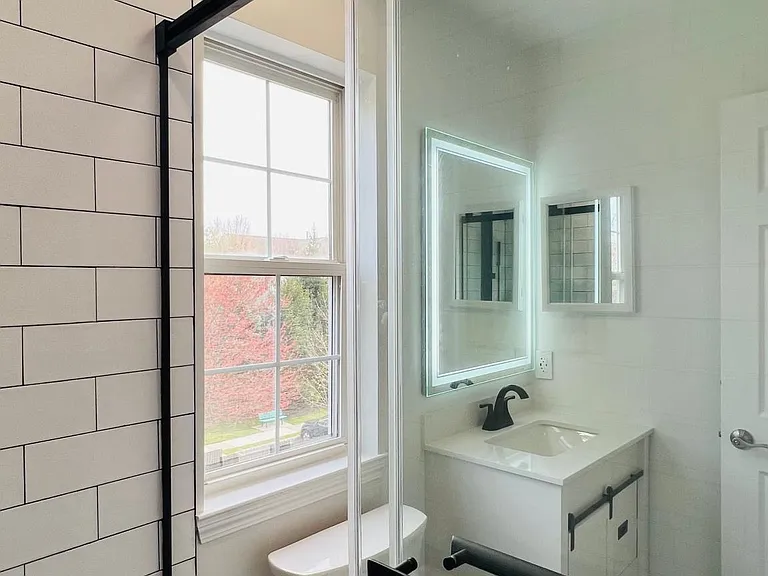 New Guest Bathroom in Hallway