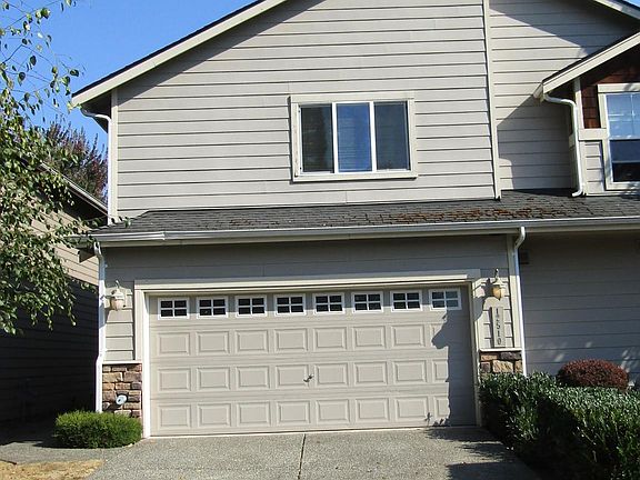 Front view of garage entry