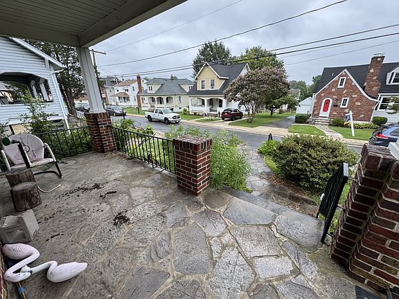 front porch with view of street