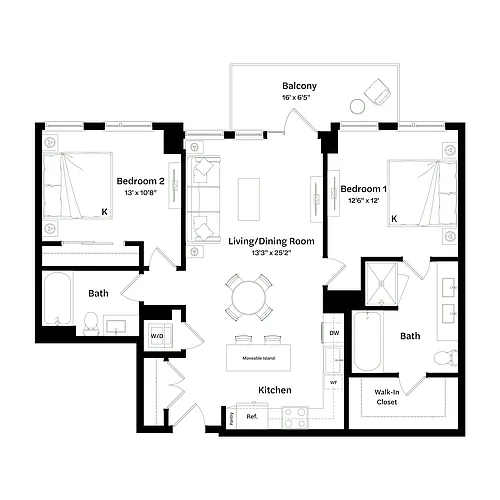 Floor plan B2
