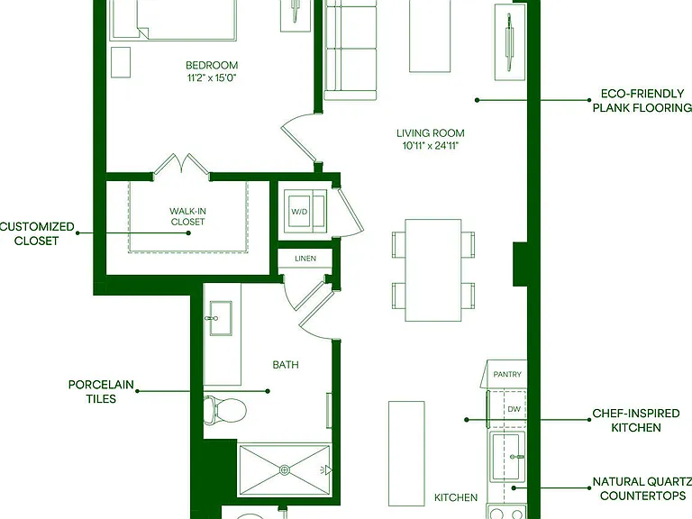 A15 floor plan The Iris
