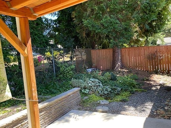 Back yard (fenced).