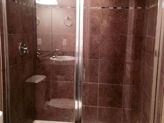 Custom tiled shower