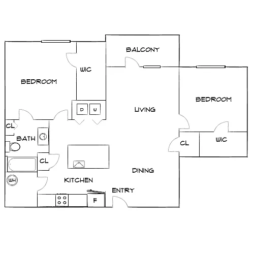 Floor plan Design 2B10