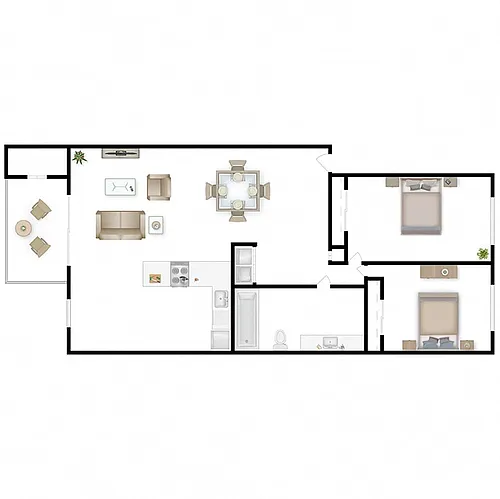 Floor plan 2X1