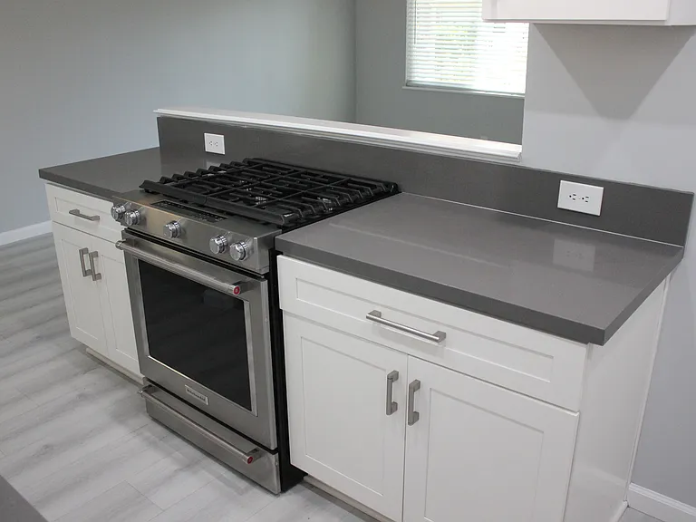 Newer appliances in the Kitchen