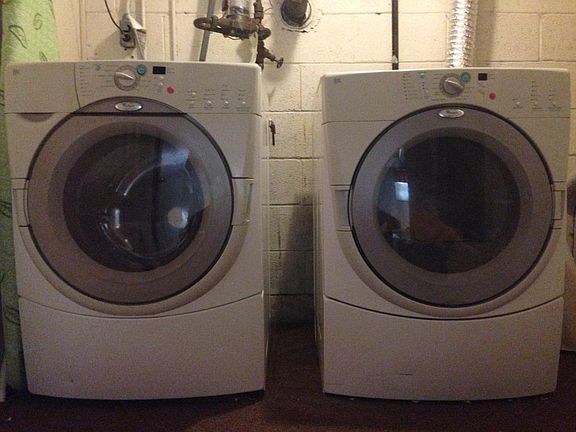 washer and dryer