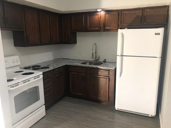 kitchen with granite countertops