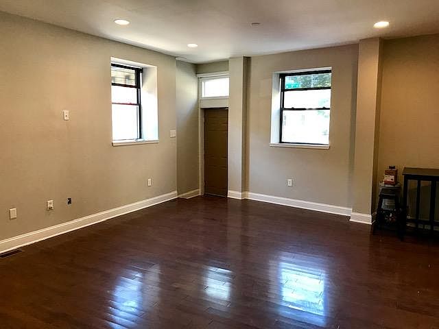 Entranceway, living and dining open floorplan