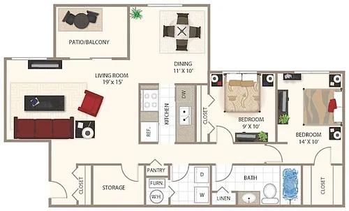 Floor plan Lake Geneva