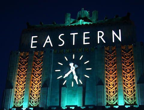 Our clock tower at night