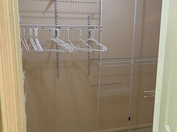 Master bedroom walk-in closet