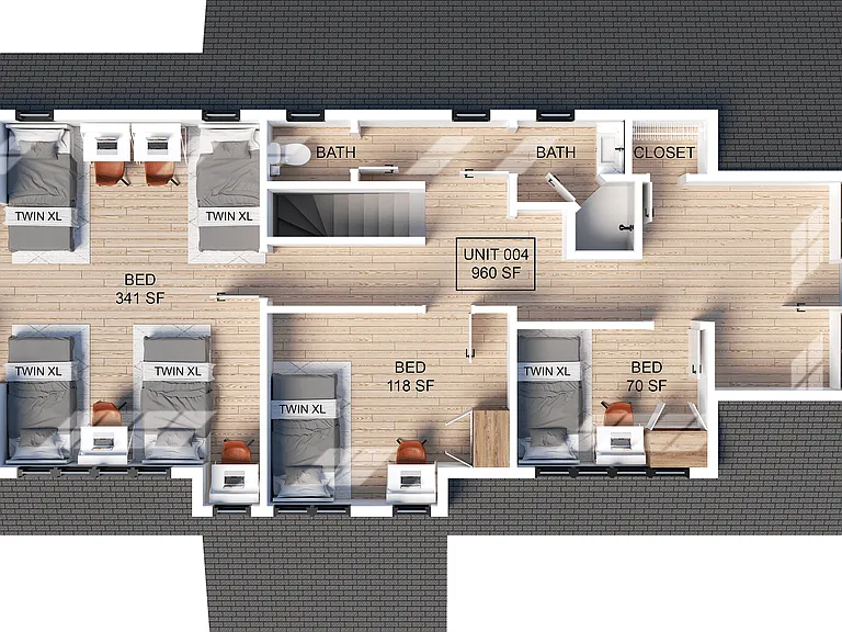 Fourth Floor Plan