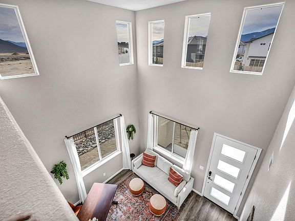 View of entry from upstairs.