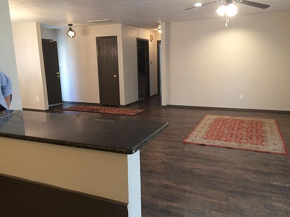 Living looking towards bedroom hallway