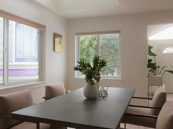 Dinning area with sky box