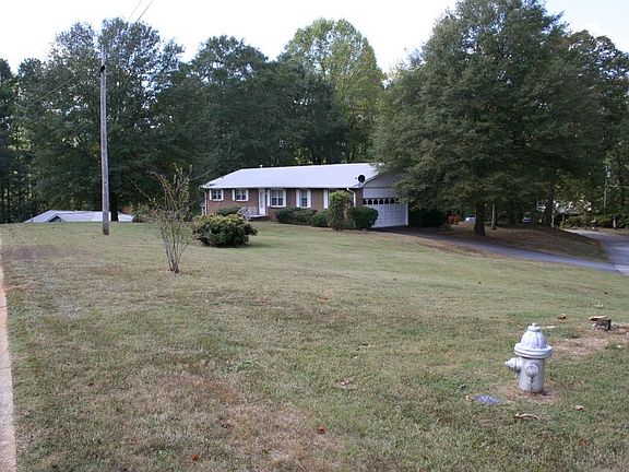 Front view large yard