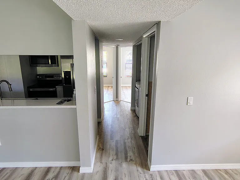 Hallway leading to rooms