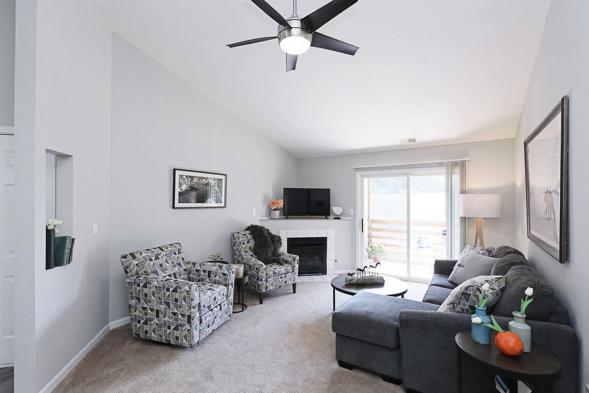 Spacious, inviting living room at Compass Pointeperfect for relaxing or entertaining in style.