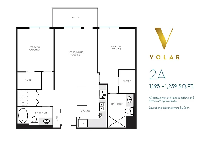 Floor plan Volar 1 - Floor Plan 2A