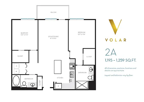 Floor plan Volar 1 - Floor Plan 2A
