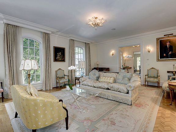 Formal Living Room with gas fireplace