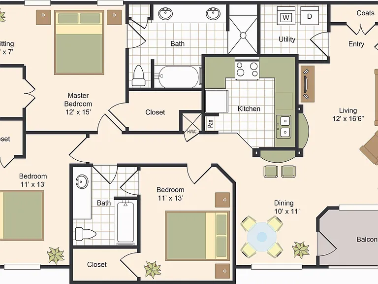 G | 3x2 | 1535 sq ft G | 3x2 | 1535 sq ft