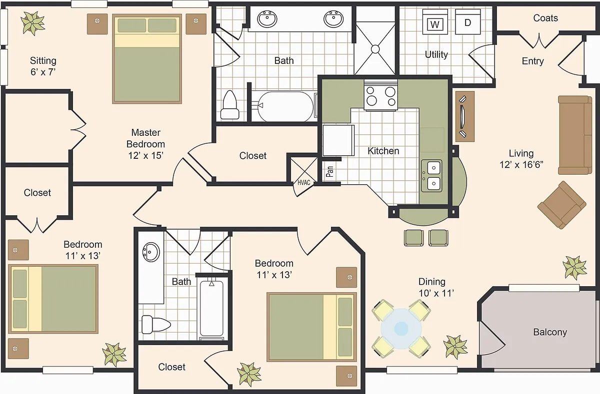 Floor plan G