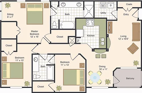 Floor plan G