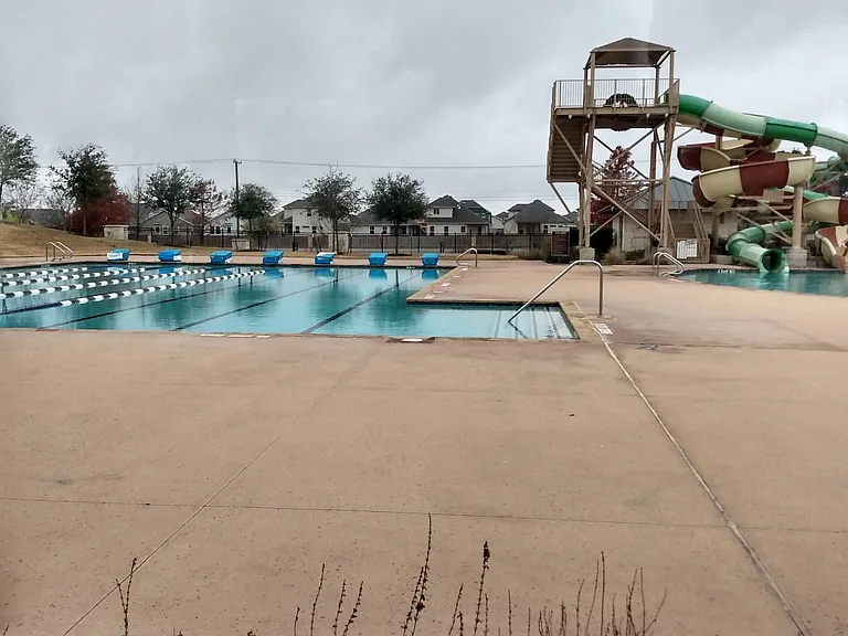 Children's pool with slide