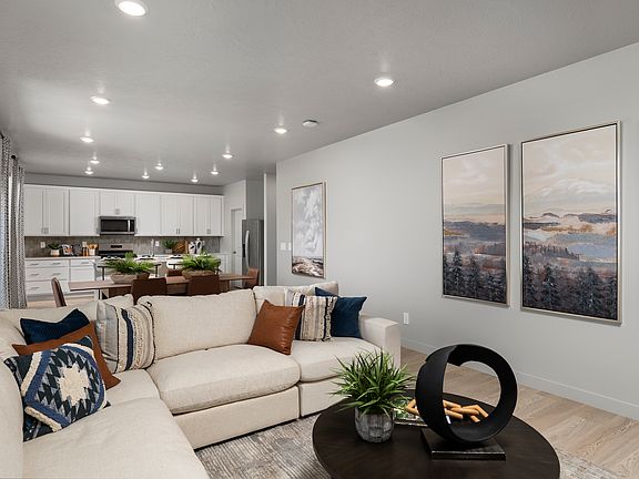 The Pine floorplan interior image taken at a Meritage Homes Community in Eagle Mountain, UT.