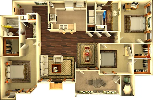 Floor plan The Chastin