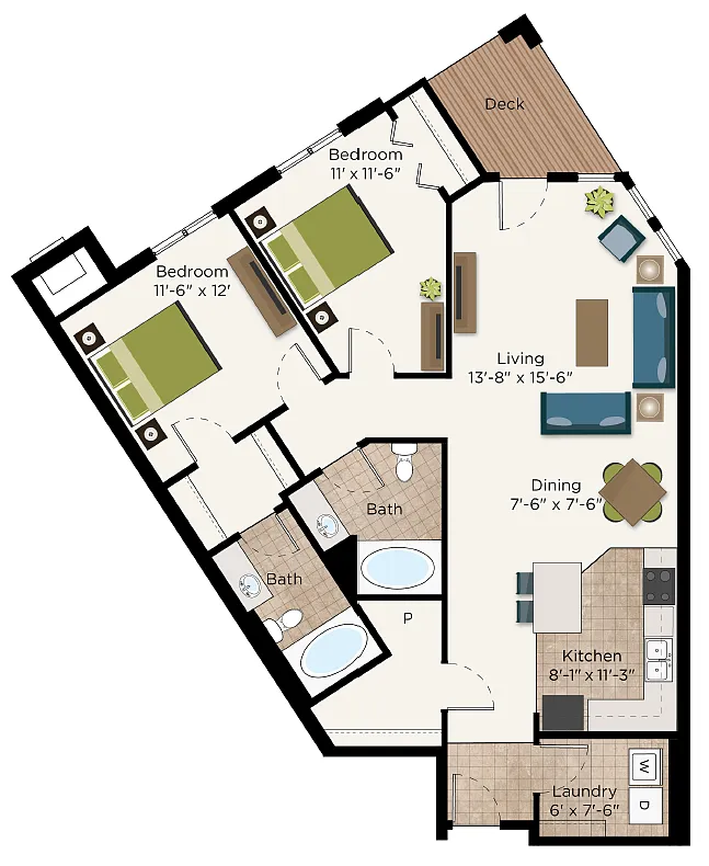 Floor plan The Jackson