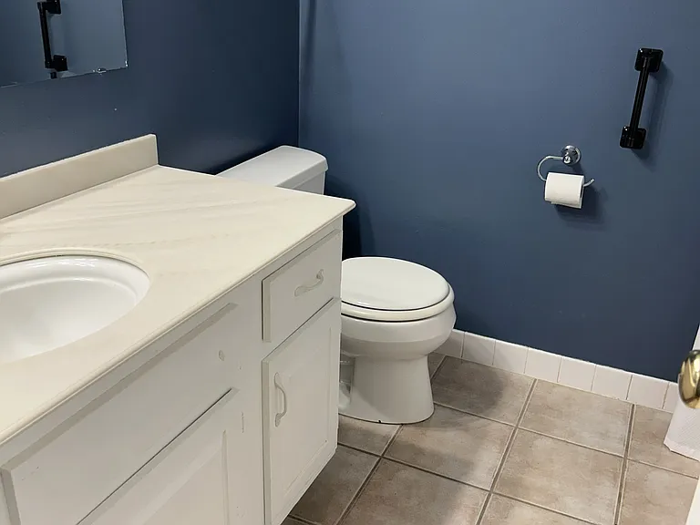 2nd Bathroom with Shower over Tub