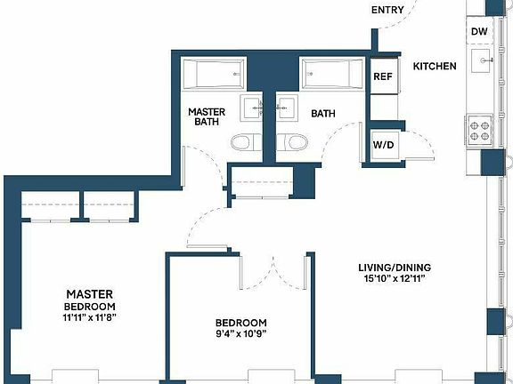 2nd image of 475 Clermont Ave #1032
