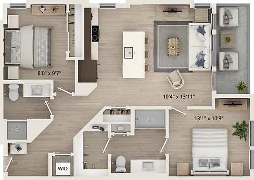 Floor plan B1