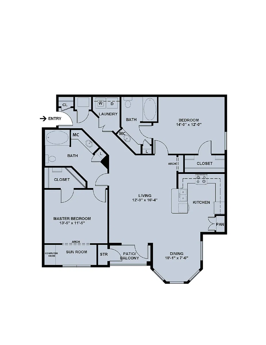 Floor plan B2