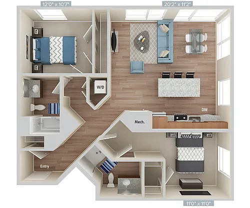 Floor plan 551