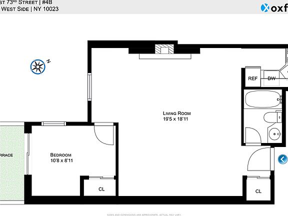 2nd image of 34 W 73rd St APT 4b