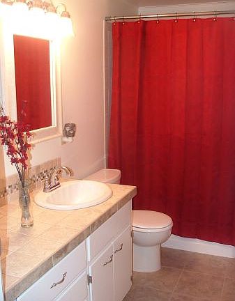 tiled bathroom 
