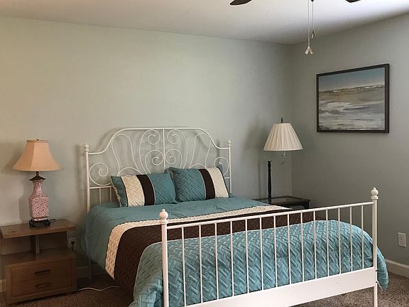 Master bedroom from desk area